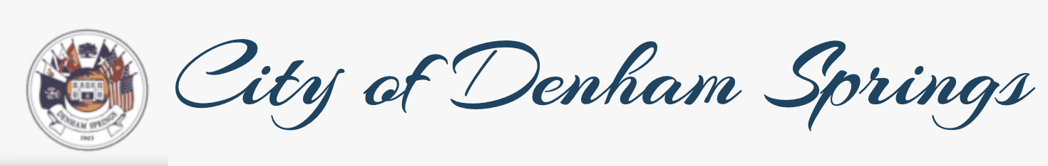 Logotipo de la ciudad de Denham Springs