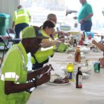 Waste Pro Drivers Mark Three 100% Safe Months 7 Quinto picnic en Hilton Head 2018