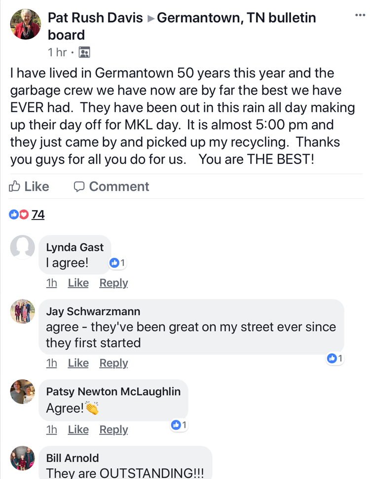 Germantown FB Post 1 2019