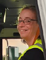 Women Of Waste Pro Emily Kubiak, Residential Driver, Pensacola, Fl 1 Emily Closeup Smile