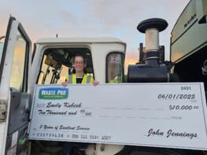 Women Of Waste Pro Emily Kubiak, Residential Driver, Pensacola, Fl 2 Emily W Check