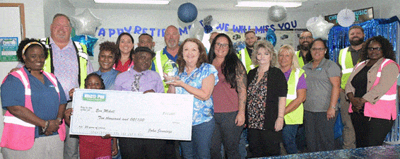 Waste Pro Awards $10,000 Bonus To Employee Celebrating 20 Years Of Service 2 Image 1