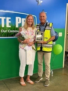Waste Pros In Charlotte, North Carolina, Celebrate Career Milestones 3 Kim F. Retirement Nc
