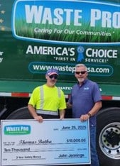 Waste Pros In Panama City Earn $50,000 In Safety Awards 5 Panama City Thomas Batka Safety 2025