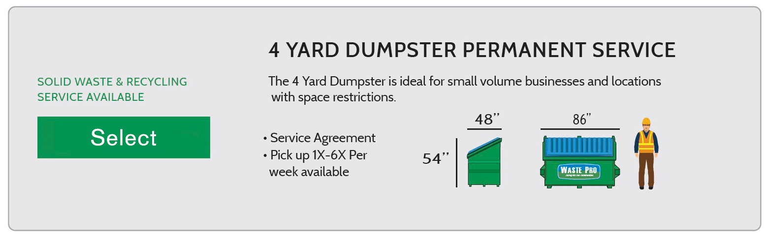 4 Yard Dumpster Select